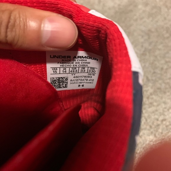 NEW UA Highlight Football Cleats USA Flag Size 15 - Picture 7 of 7